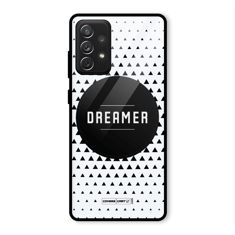Dreamer Minimalist Glass Back Case for Galaxy A72