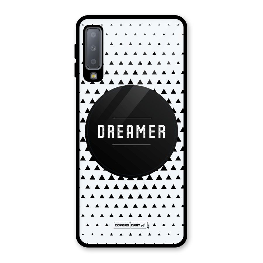 Dreamer Minimalist Glass Back Case for Galaxy A7 (2018)