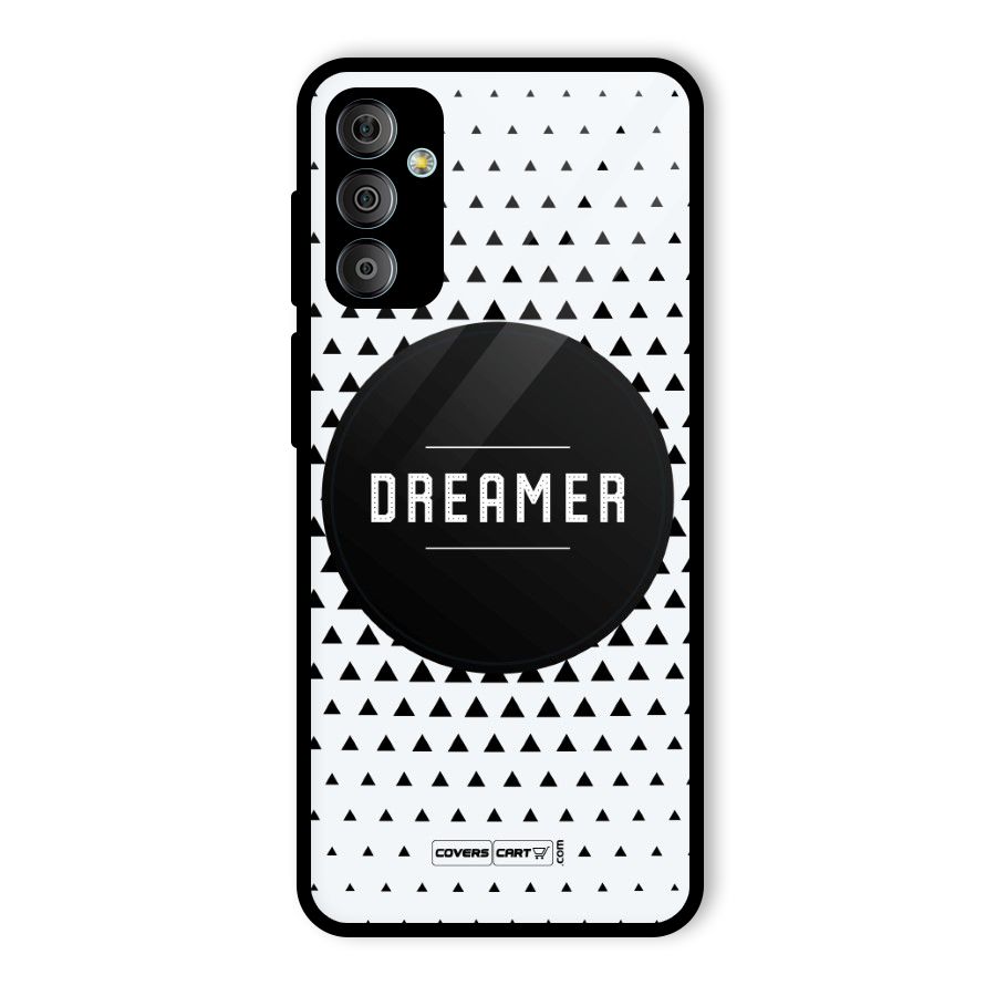 Dreamer Minimalist Glass Back Case for Galaxy F23