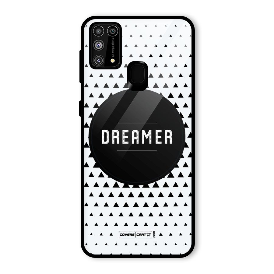 Dreamer Minimalist Glass Back Case for Galaxy M31