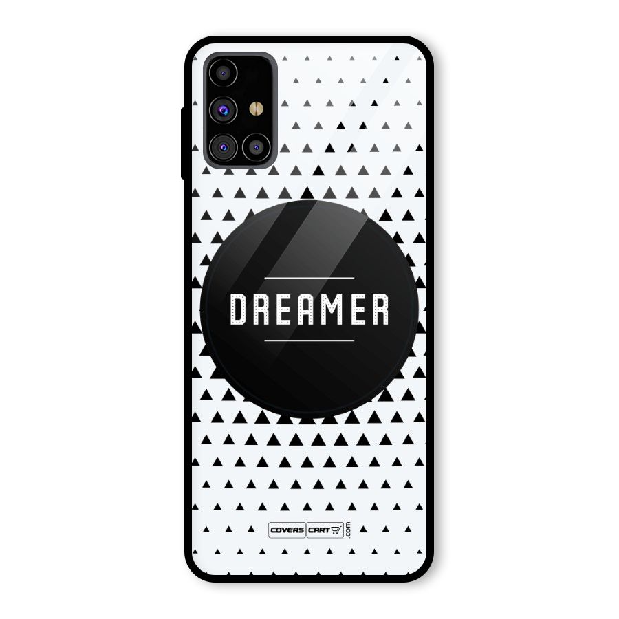 Dreamer Minimalist Glass Back Case for Galaxy M31s