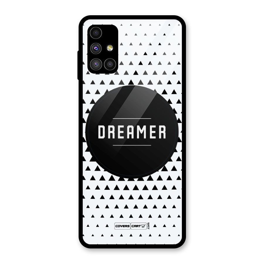 Dreamer Minimalist Glass Back Case for Galaxy M51