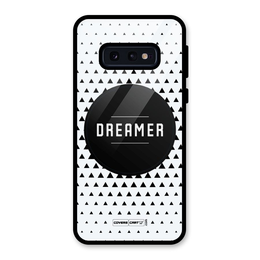 Dreamer Minimalist Glass Back Case for Galaxy S10e