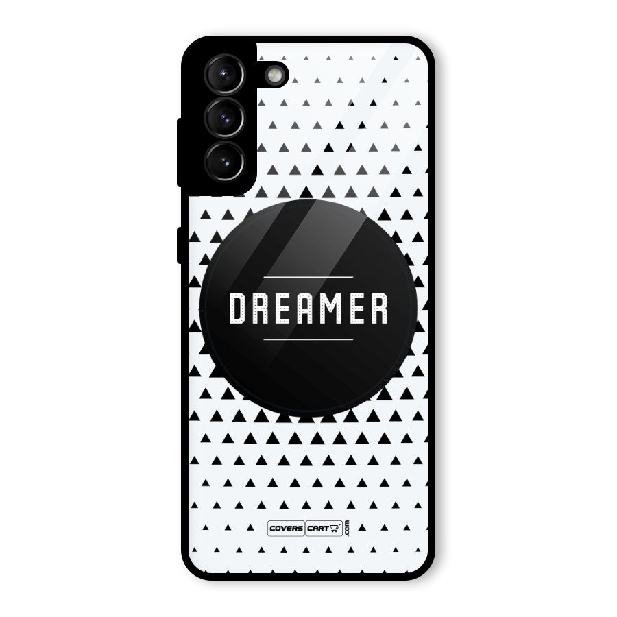 Dreamer Minimalist Glass Back Case for Galaxy S21 Plus