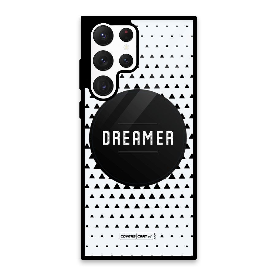 Dreamer Minimalist Glass Back Case for Galaxy S22 Ultra 5G