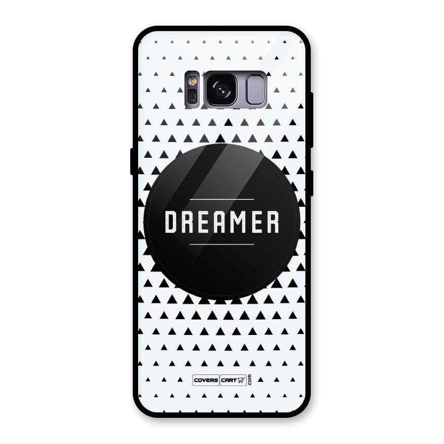 Dreamer Minimalist Glass Back Case for Galaxy S8