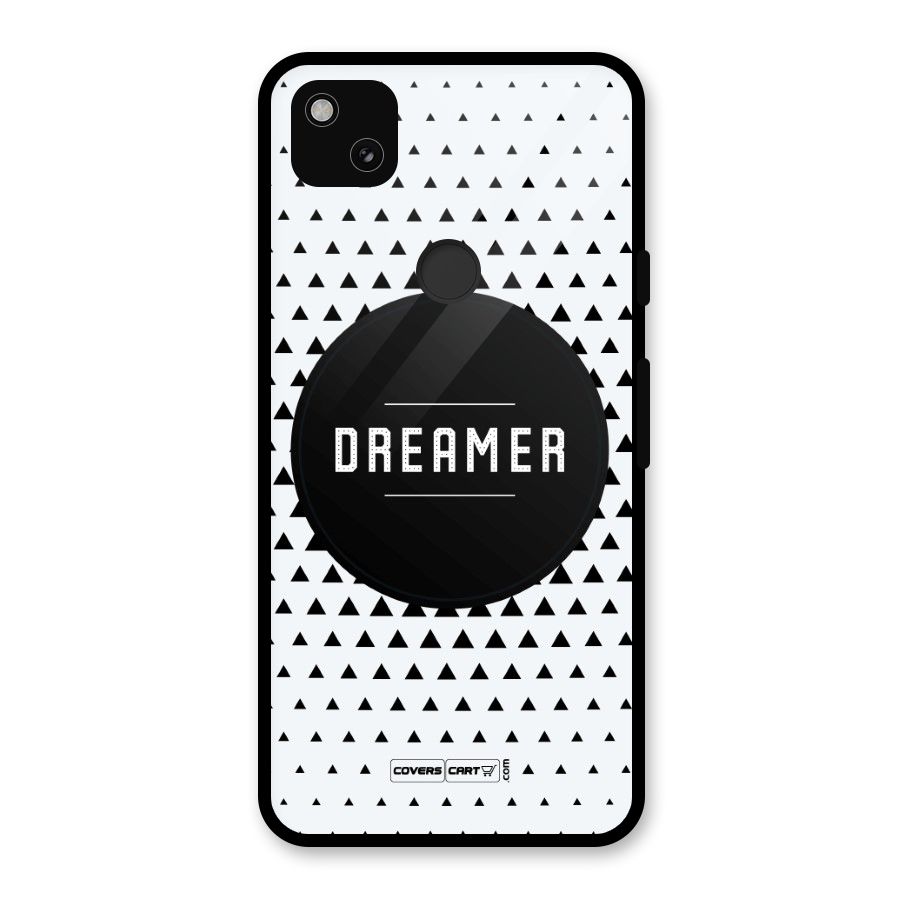 Dreamer Minimalist Glass Back Case for Google Pixel 4a