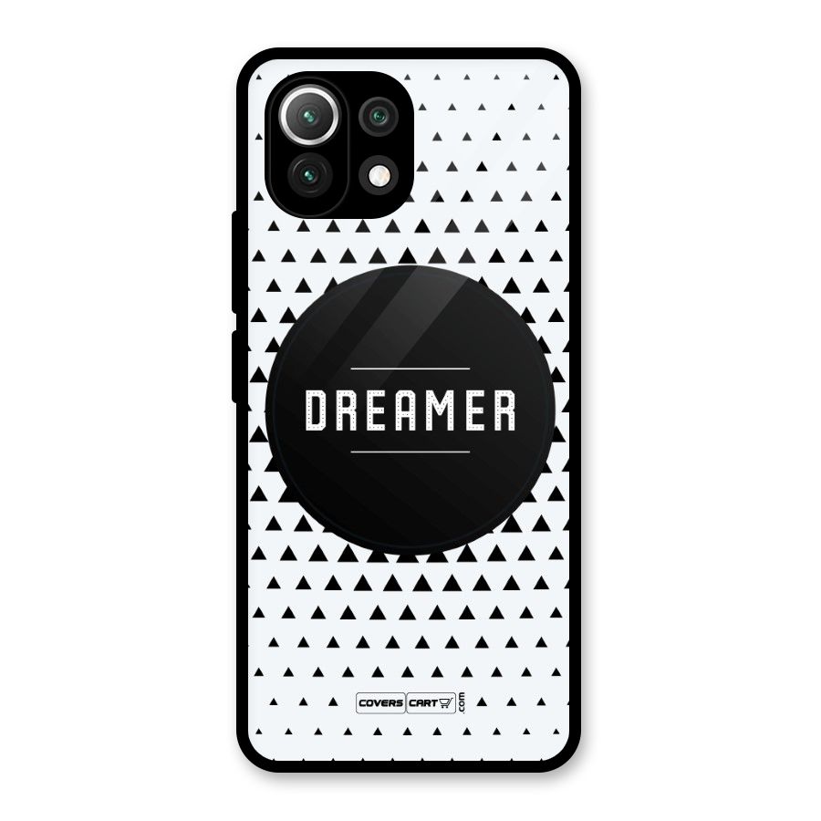 Dreamer Minimalist Glass Back Case for Mi 11 Lite NE 5G