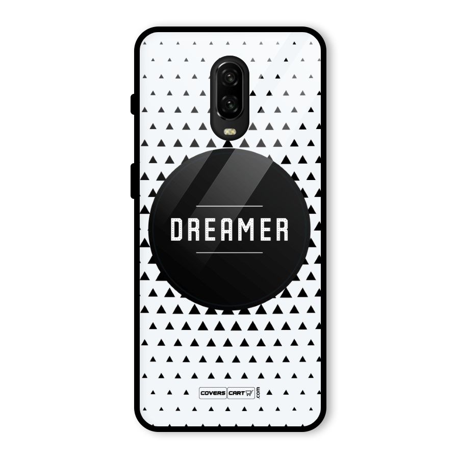 Dreamer Minimalist Glass Back Case for OnePlus 6T