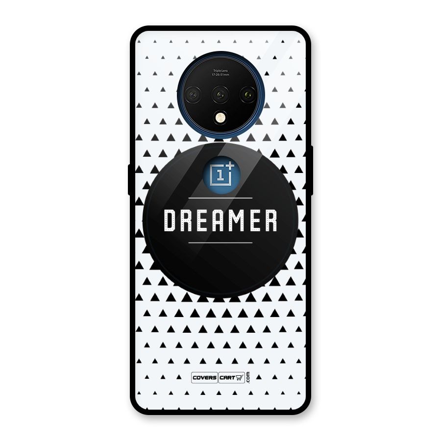 Dreamer Minimalist Glass Back Case for OnePlus 7T