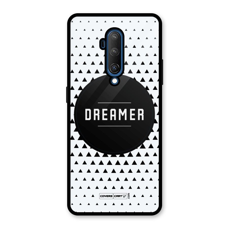 Dreamer Minimalist Glass Back Case for OnePlus 7T Pro
