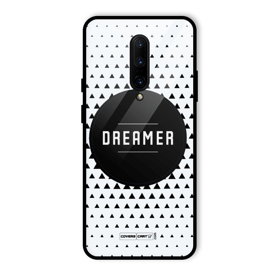 Dreamer Minimalist Glass Back Case for OnePlus 7 Pro