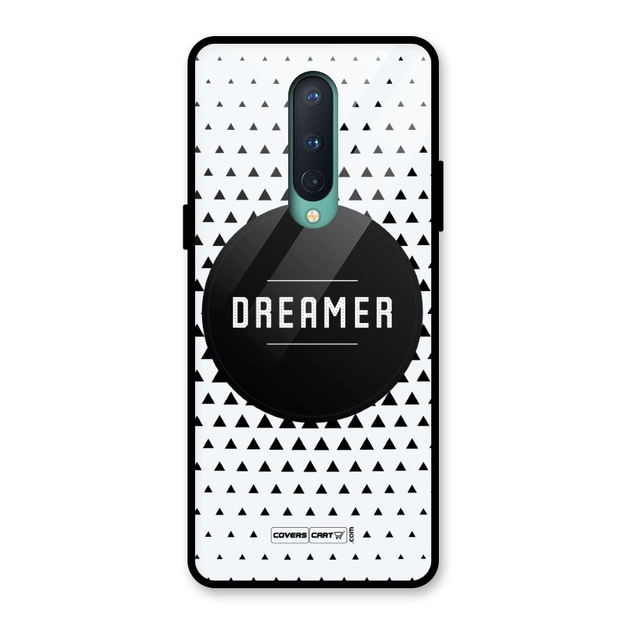 Dreamer Minimalist Glass Back Case for OnePlus 8