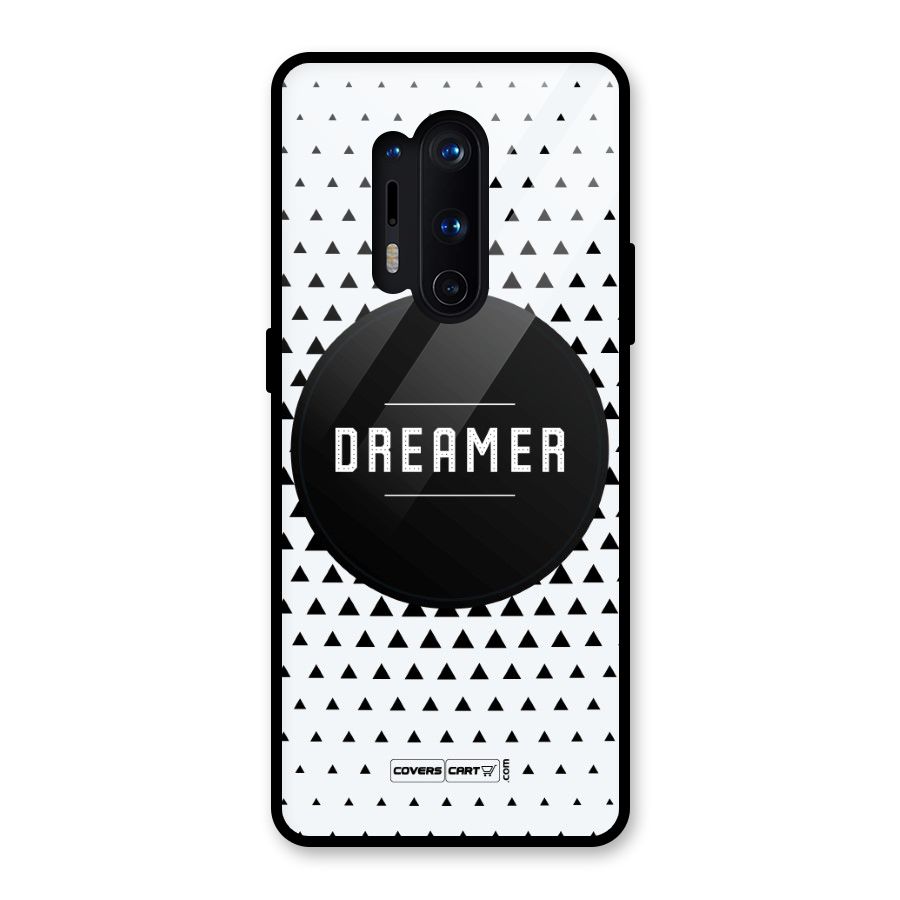 Dreamer Minimalist Glass Back Case for OnePlus 8 Pro