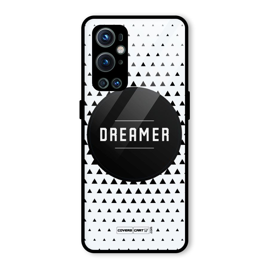 Dreamer Minimalist Glass Back Case for OnePlus 9 Pro