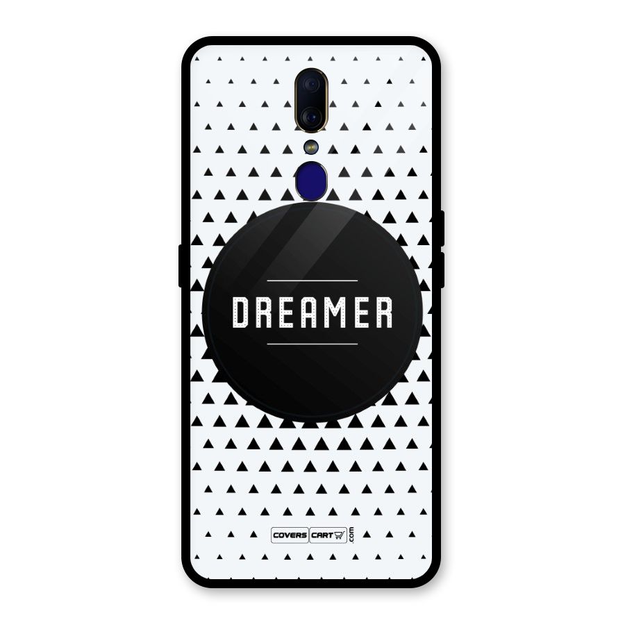 Dreamer Minimalist Glass Back Case for Oppo F11