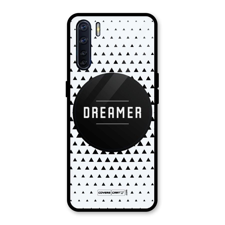 Dreamer Minimalist Glass Back Case for Oppo F15