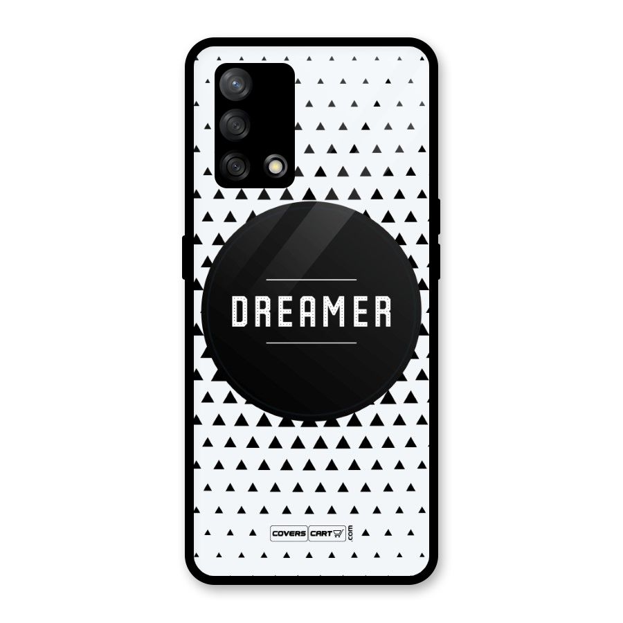 Dreamer Minimalist Glass Back Case for Oppo F19