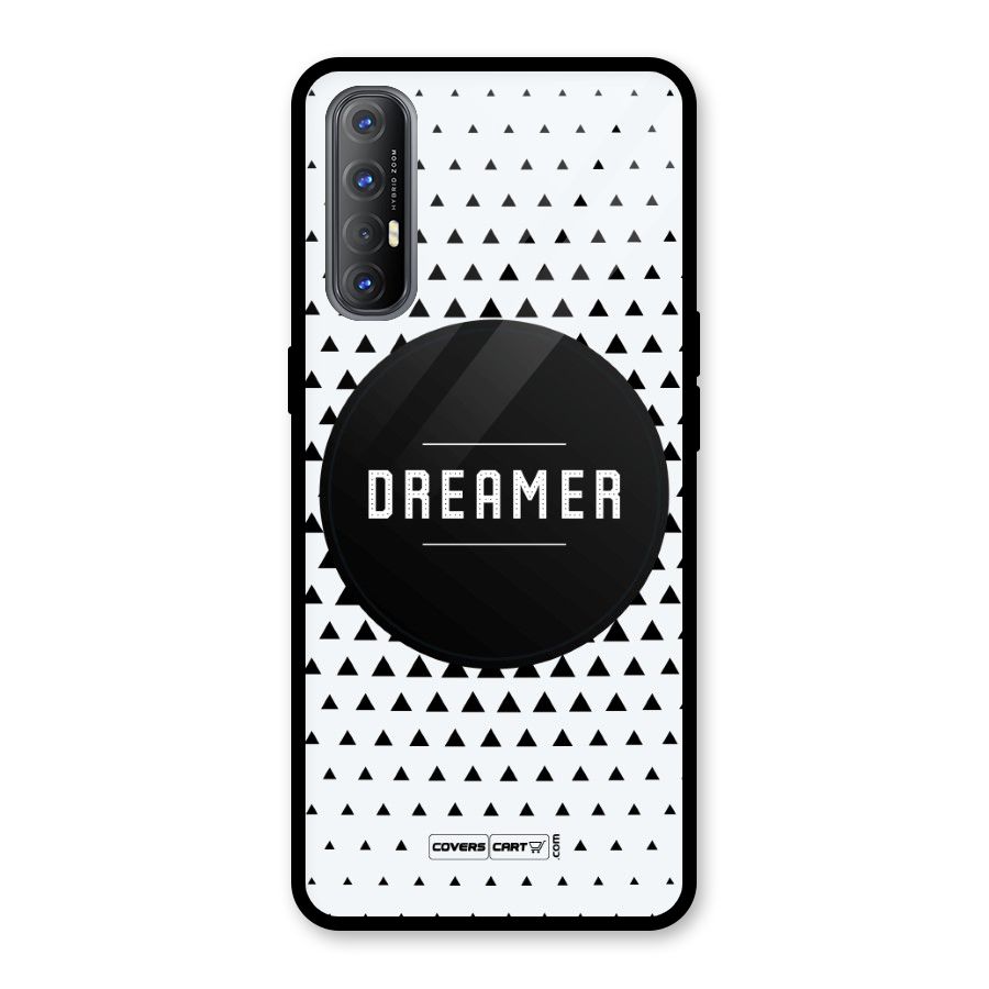 Dreamer Minimalist Glass Back Case for Oppo Reno3 Pro