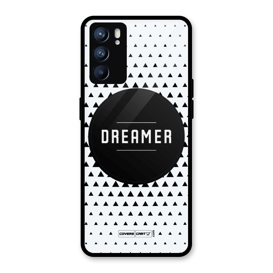 Dreamer Minimalist Glass Back Case for Oppo Reno6 5G
