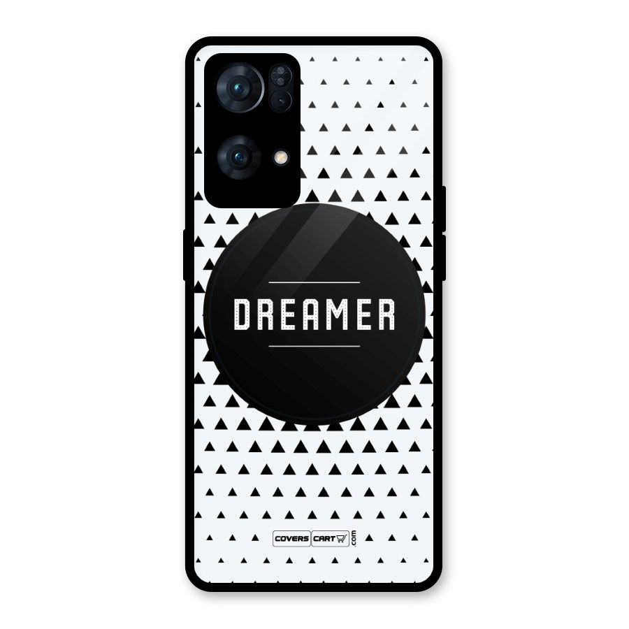 Dreamer Minimalist Glass Back Case for Oppo Reno7 Pro 5G