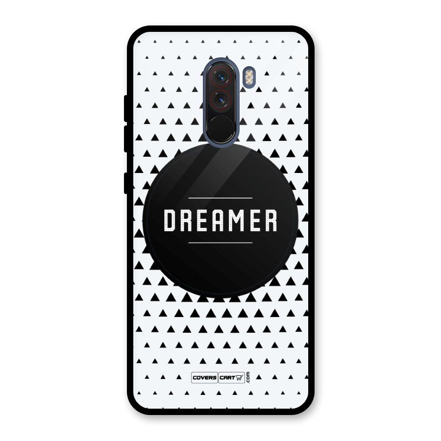 Dreamer Minimalist Glass Back Case for Poco F1