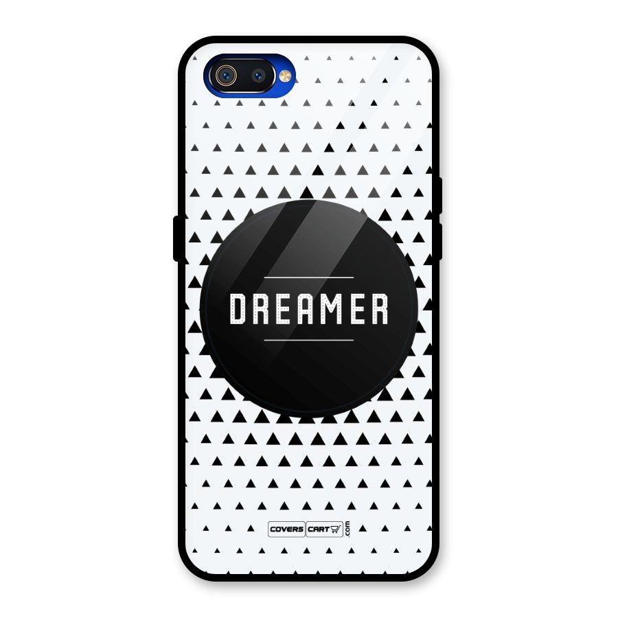 Dreamer Minimalist Glass Back Case for Realme C2