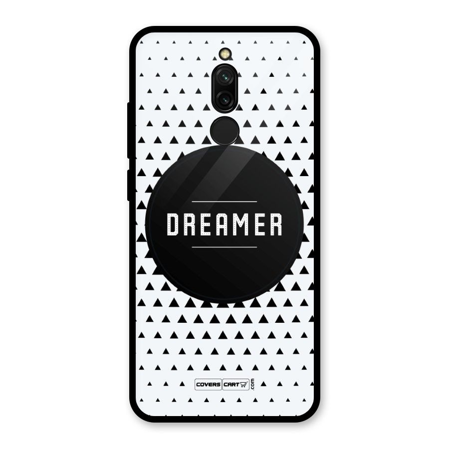 Dreamer Minimalist Glass Back Case for Redmi 8