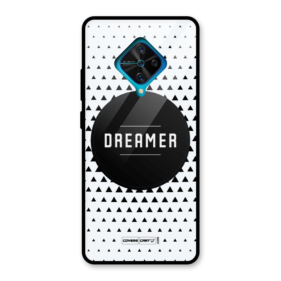 Dreamer Minimalist Glass Back Case for Vivo S1 Pro