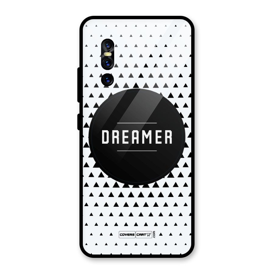 Dreamer Minimalist Glass Back Case for Vivo V15 Pro