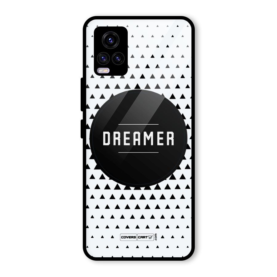 Dreamer Minimalist Glass Back Case for Vivo V20