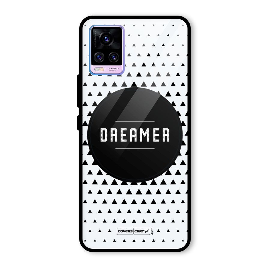 Dreamer Minimalist Glass Back Case for Vivo V20 Pro
