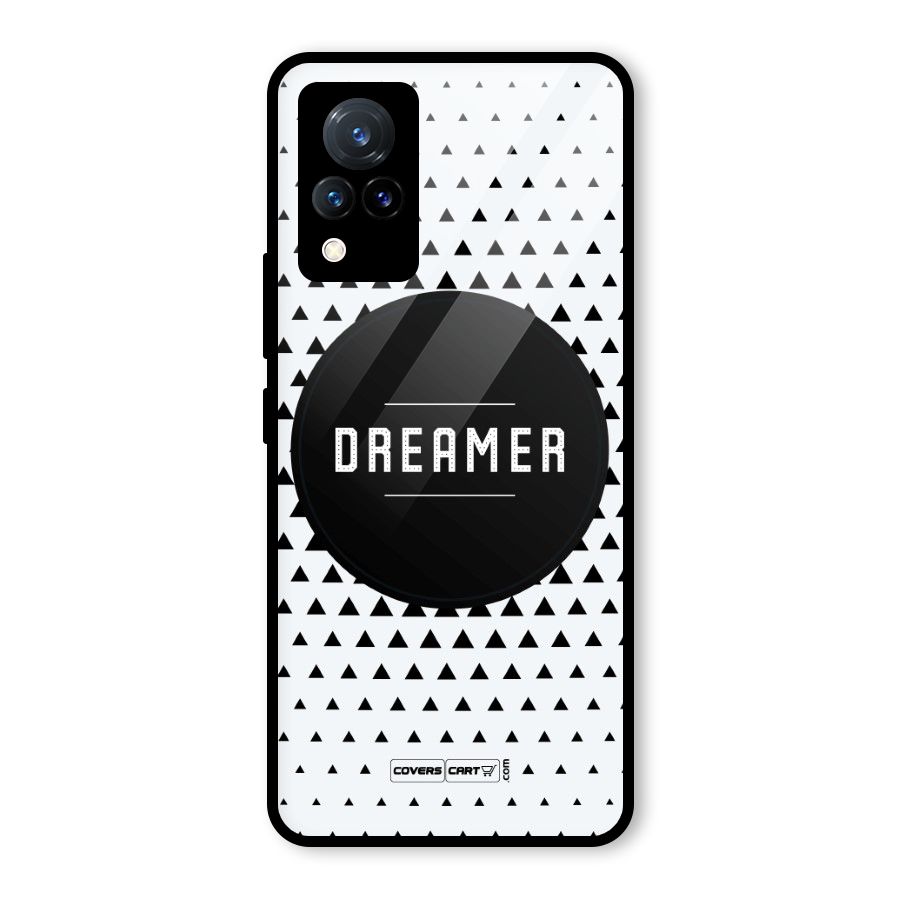 Dreamer Minimalist Glass Back Case for Vivo V21 5G