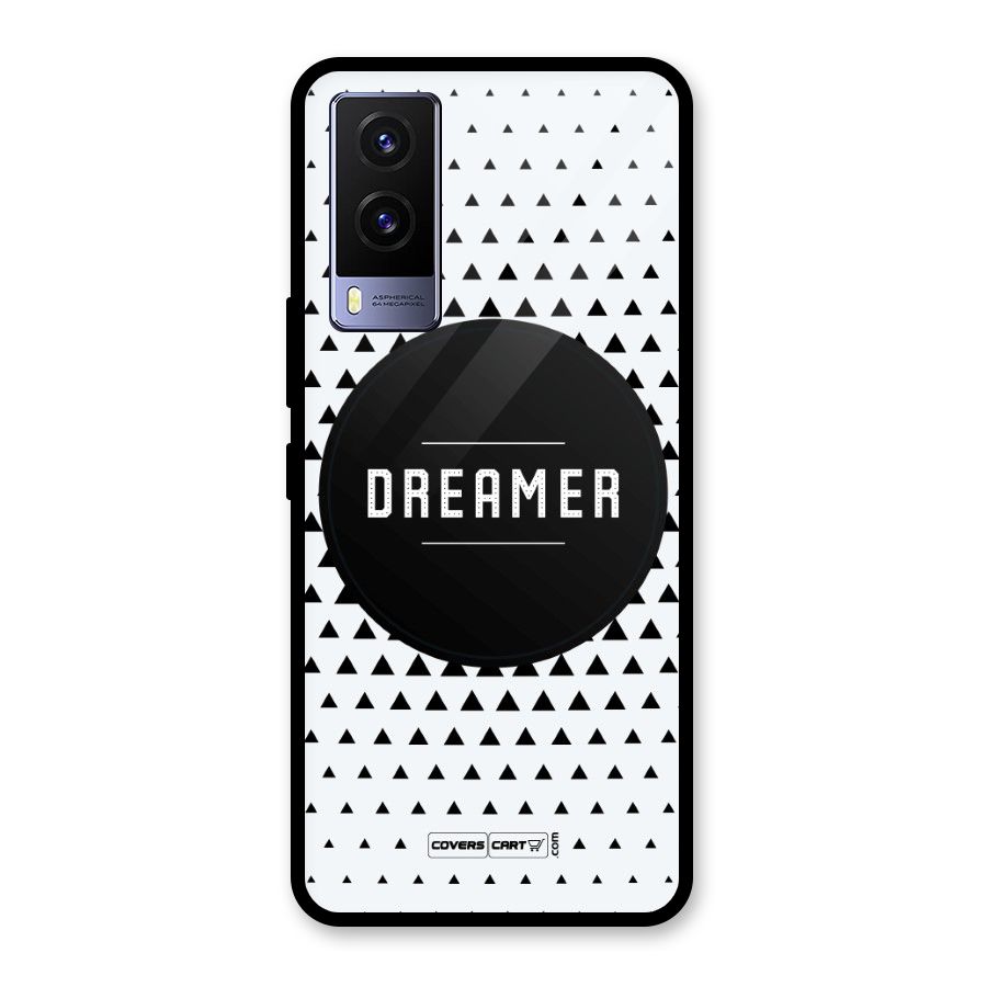 Dreamer Minimalist Glass Back Case for Vivo V21e 5G