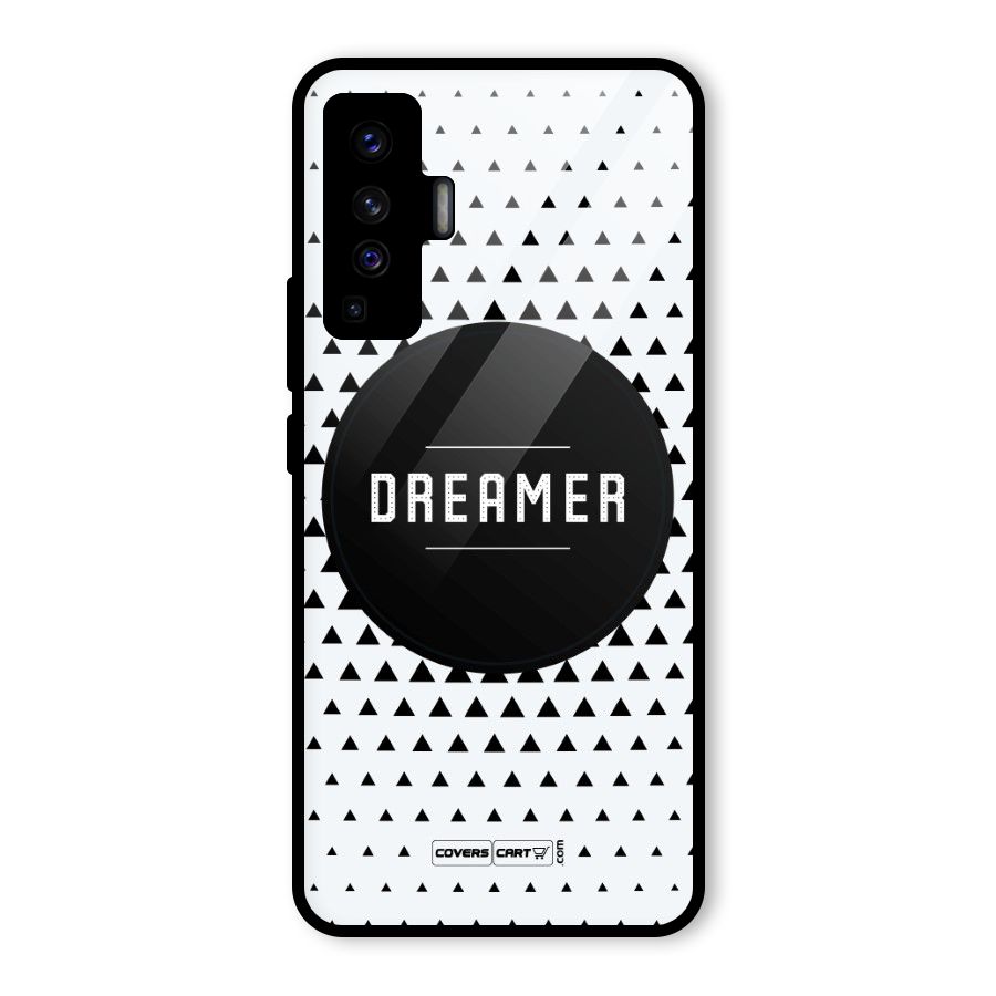Dreamer Minimalist Glass Back Case for Vivo X50