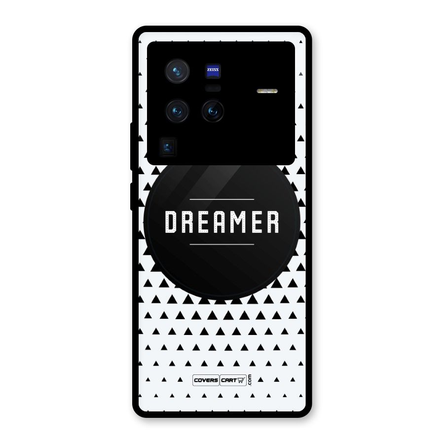 Dreamer Minimalist Glass Back Case for Vivo X80 Pro