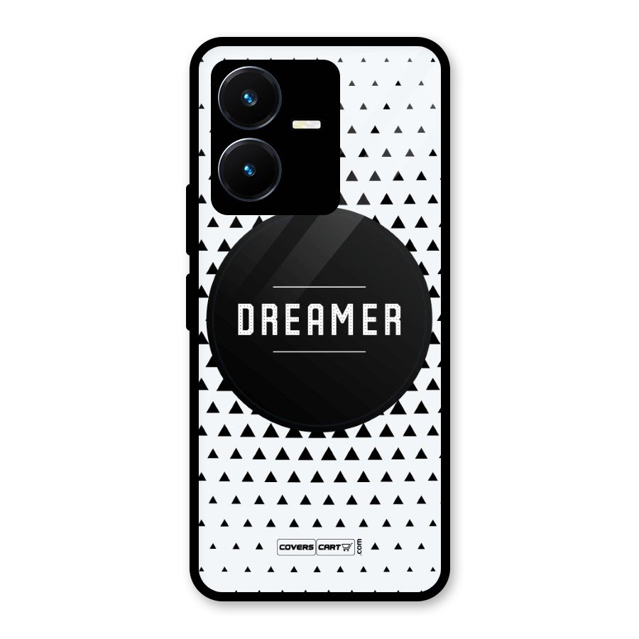 Dreamer Minimalist Glass Back Case for Vivo Y22