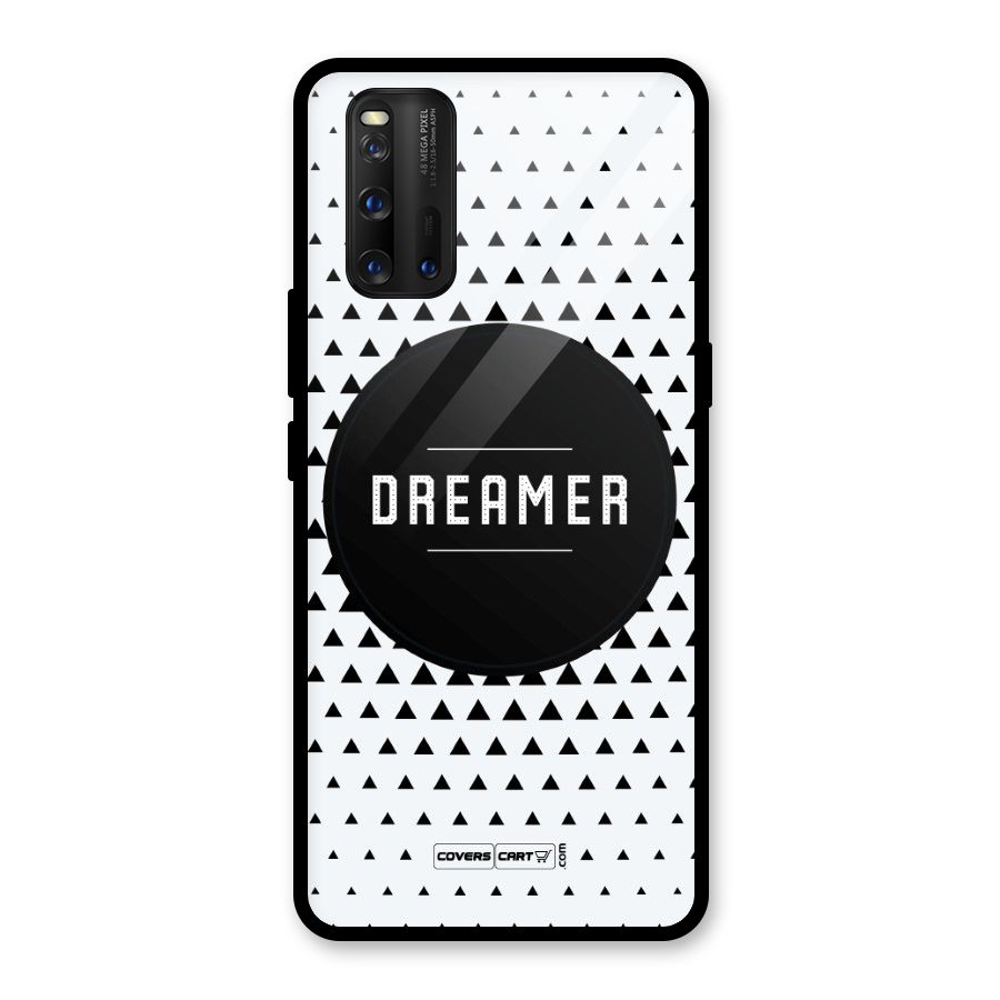 Dreamer Minimalist Glass Back Case for Vivo iQOO 3