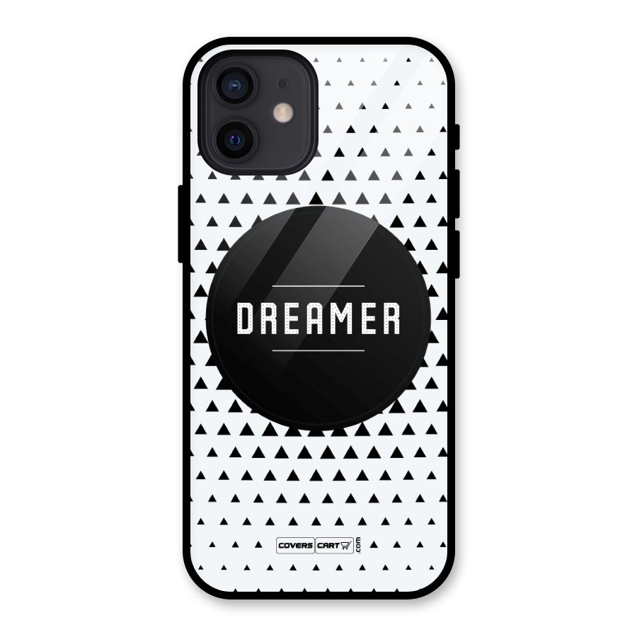 Dreamer Minimalist Glass Back Case for iPhone 12
