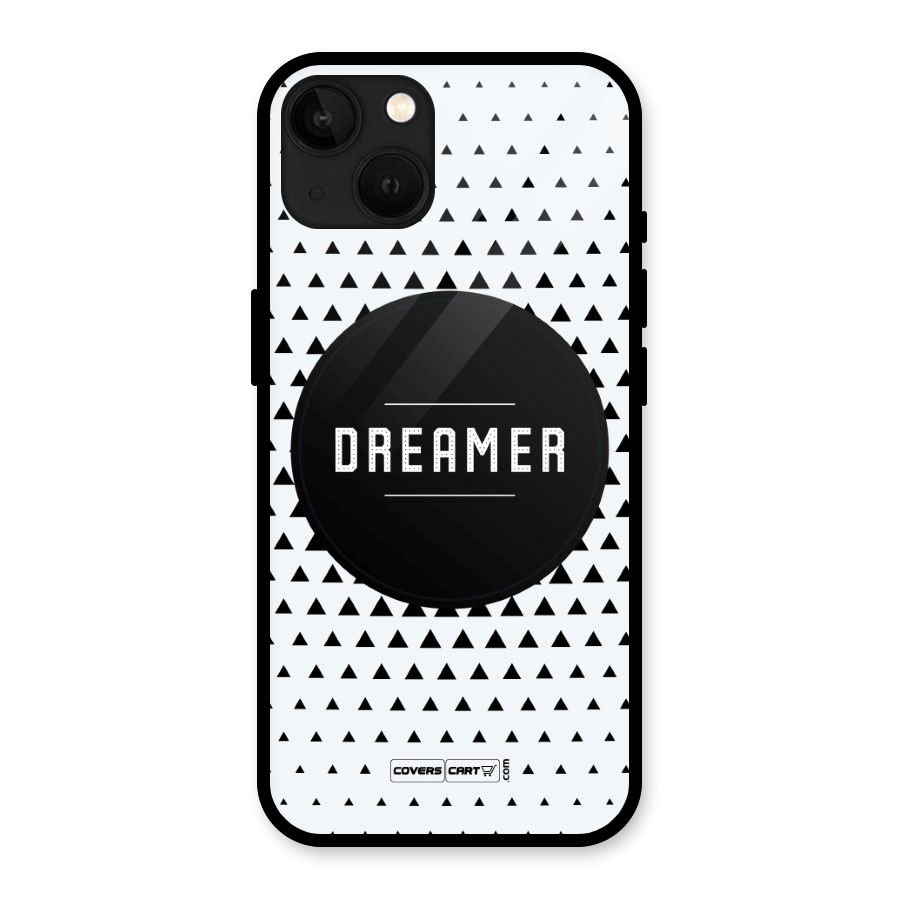 Dreamer Minimalist Glass Back Case for iPhone 13