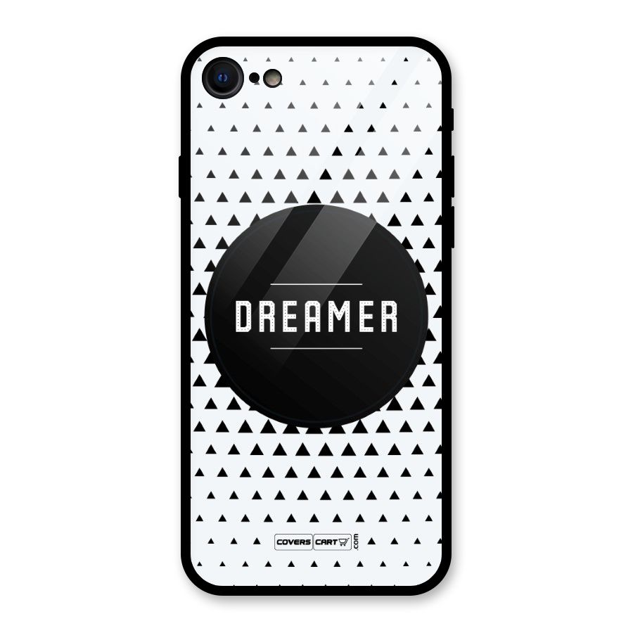 Dreamer Minimalist Glass Back Case for iPhone SE 2022