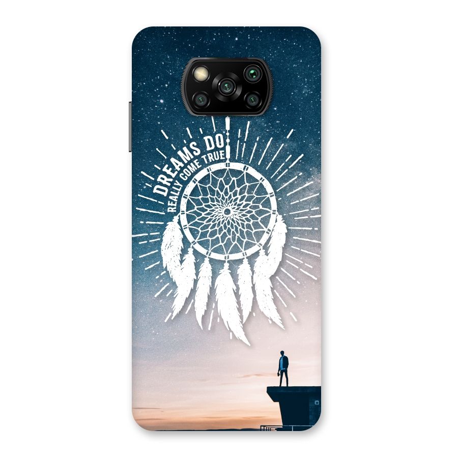 Dreams Do Come True Back Case for Poco X3