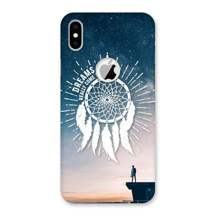 Dreams Do Come True Back Case for iPhone XS Logo Cut