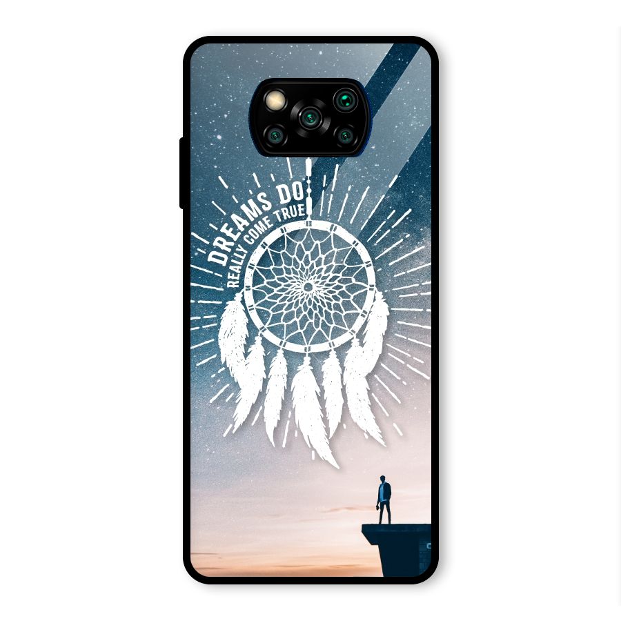 Dreams Do Come True Glass Back Case for Poco X3 Pro