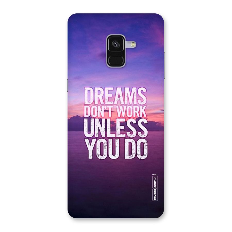 Dreams Work Back Case for Galaxy A8 Plus