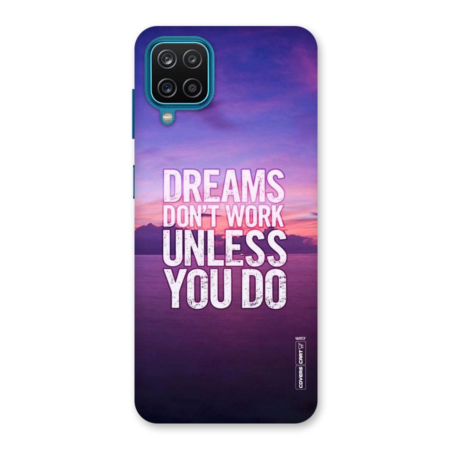 Dreams Work Back Case for Galaxy F12