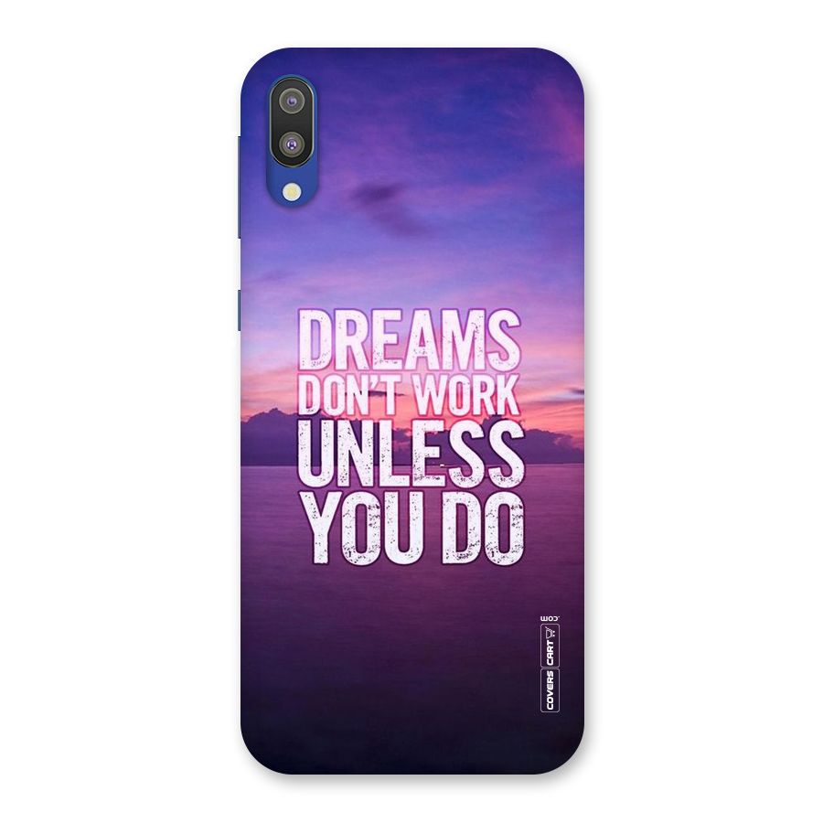 Dreams Work Back Case for Galaxy M10