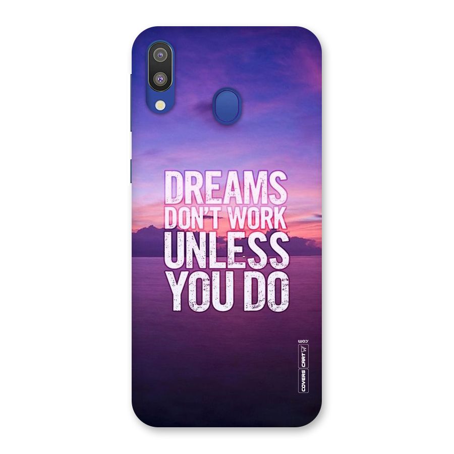 Dreams Work Back Case for Galaxy M20
