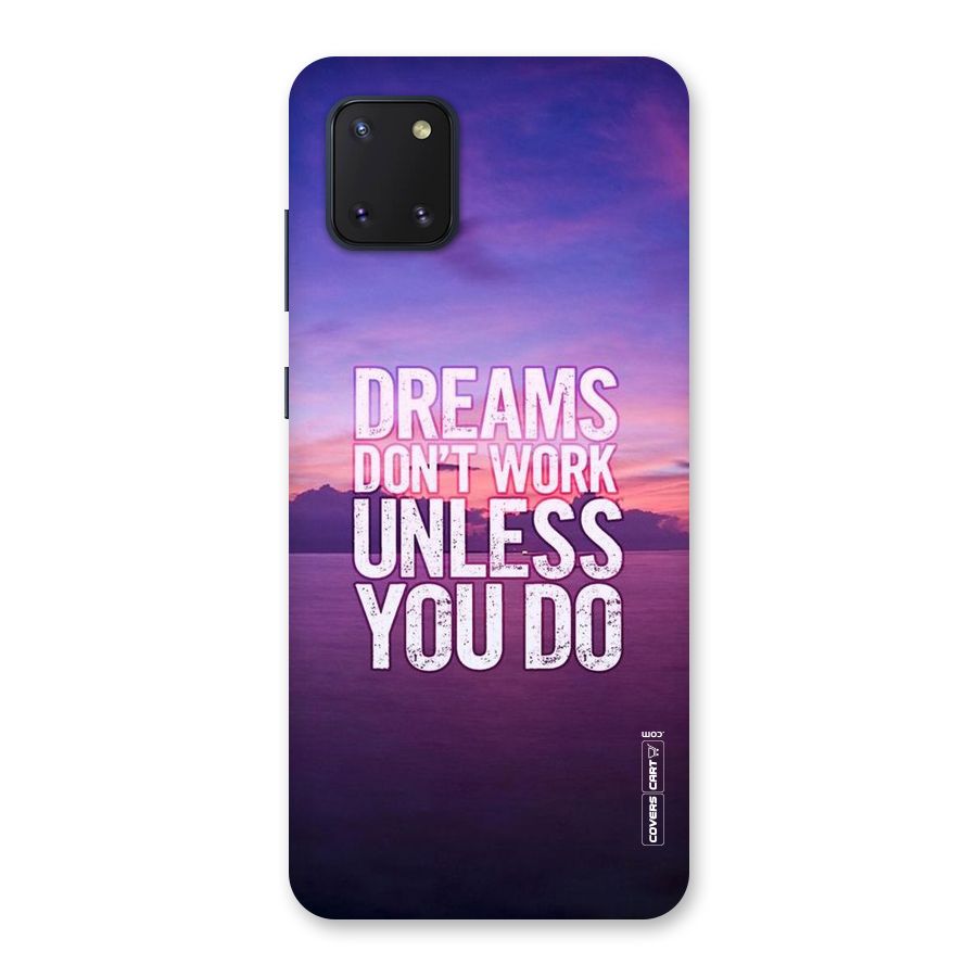 Dreams Work Back Case for Galaxy Note 10 Lite