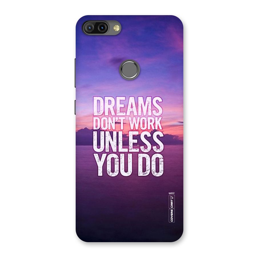 Dreams Work Back Case for Infinix Hot 6 Pro